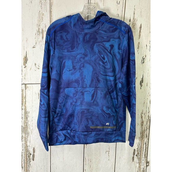 Russell Other - Russell Marbled Blue Hoodie